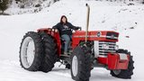Der Massey Ferguson 165 ist Nicole Schulers Traumtraktor.  (Bild: «die grüne»/Gian Vaitl)