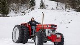 Der Massey Ferguson 165 ist Nicole Schulers Traumtraktor.  (Bild: «die grüne»/Gian Vaitl)