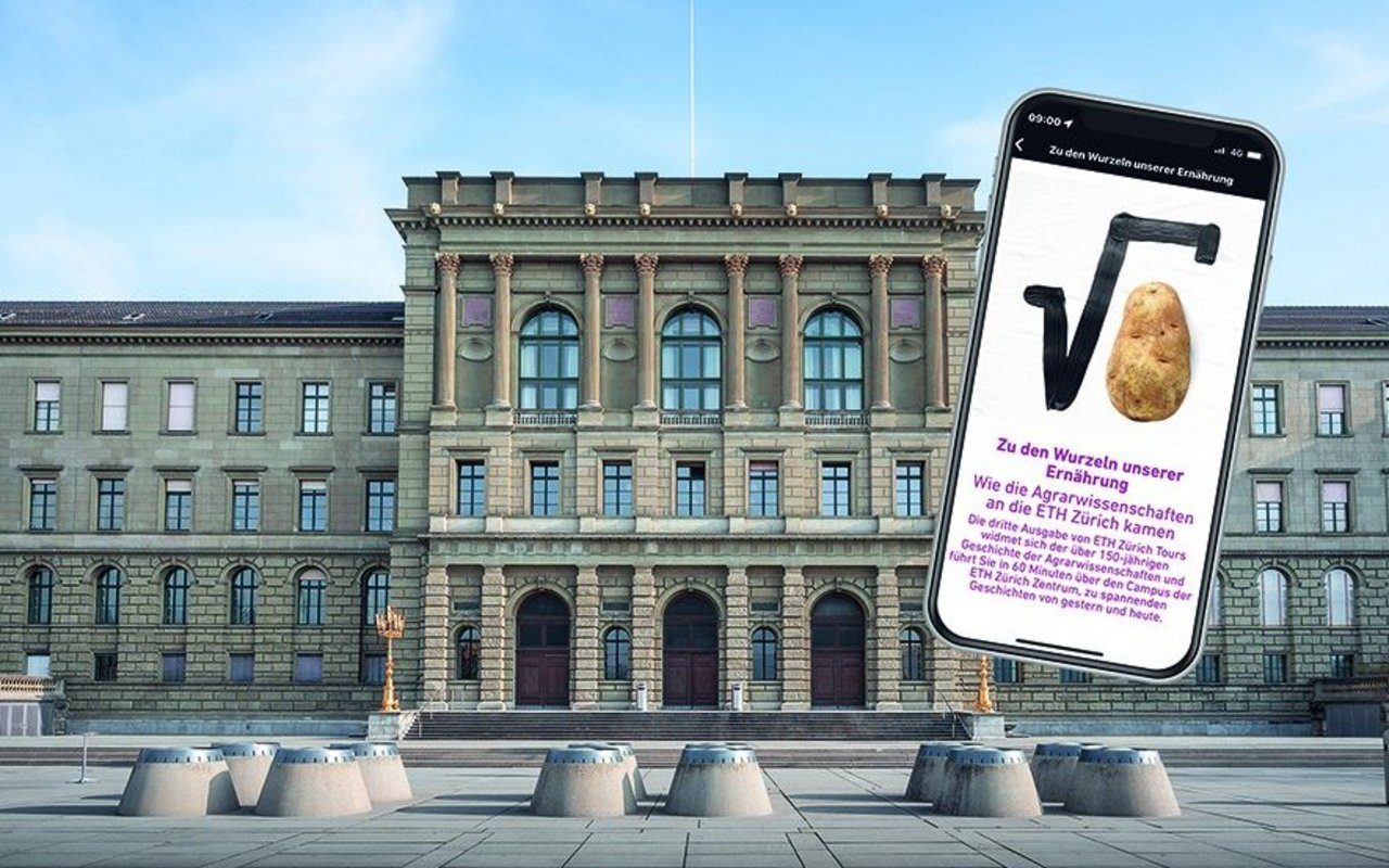 Das Hauptgebäude der ETH Zürich an der Rämistrasse.