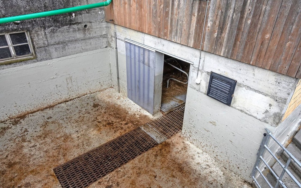 Der Schwemmkanal wurde bis in den neuen Laufhof verlängert.