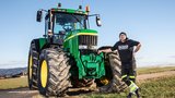 Der John Deere 7810 ist der Traumtraktor von Marc Wüthrich (24) aus Diemerswil BE.  (Bild: «die grüne» / Pia Neuenschwander)