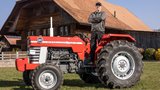 Der Massey Ferguson 165 ist der Traumtraktor von Andreas Iseli aus Jegenstorf BE.  (Bild: «die grüne» / Pia Neuenschwander)