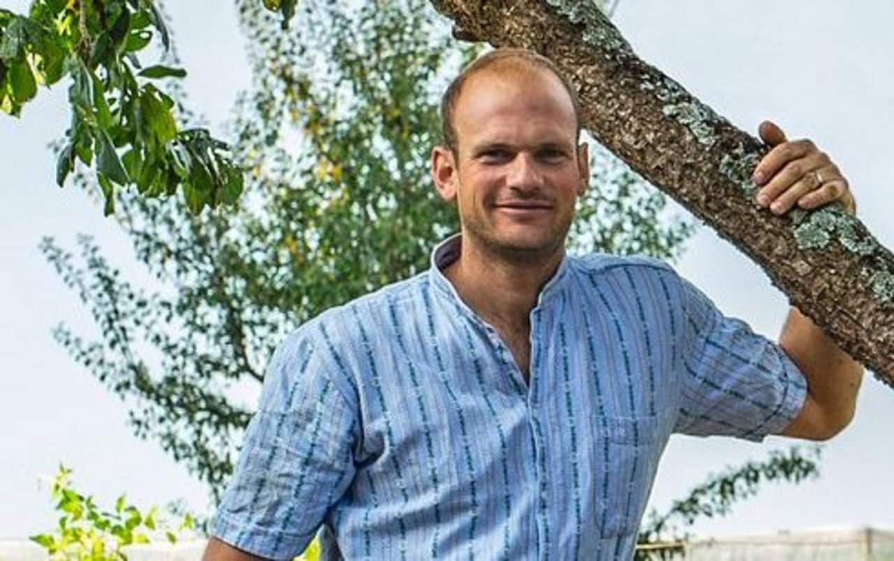 Stefan Brunner vom Eichhof in Spinsim Berner Seeland.  (Bild Pia Neuenschwander)