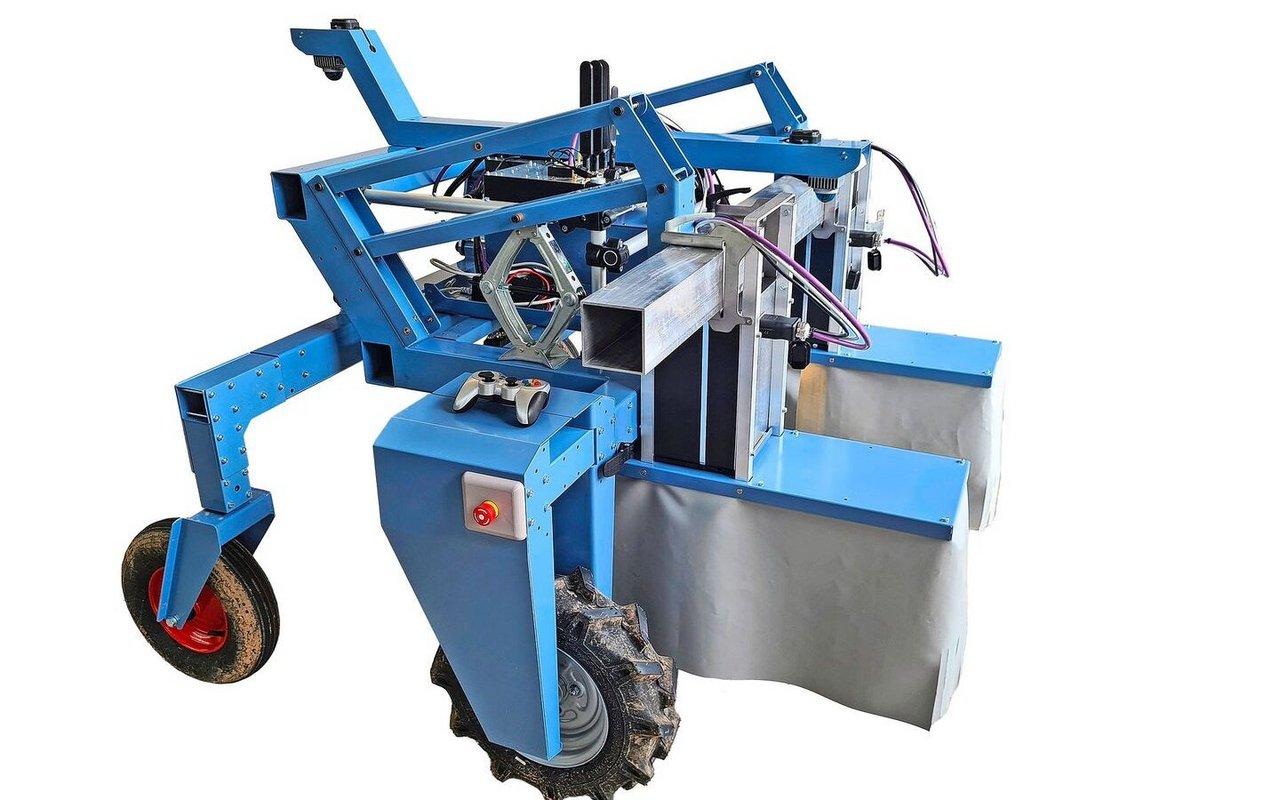 Der Caterra-Feldroboter erkennt Unkraut und vernichtet es mit einem Laserstrahl.