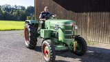 Der Bührer MFD 4/10 ist der Traumtraktor von Andreas Finger aus Richterswil ZH.  (Bild: «die grüne» / Gian Vaitl)
